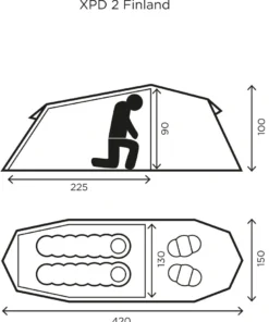 Halti Camping XPD Finland 2 Tent
